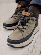 Schnürstiefel dunkelgrün