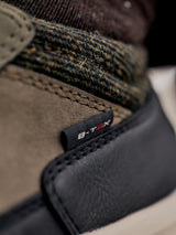 Schnürstiefel dunkelgrün