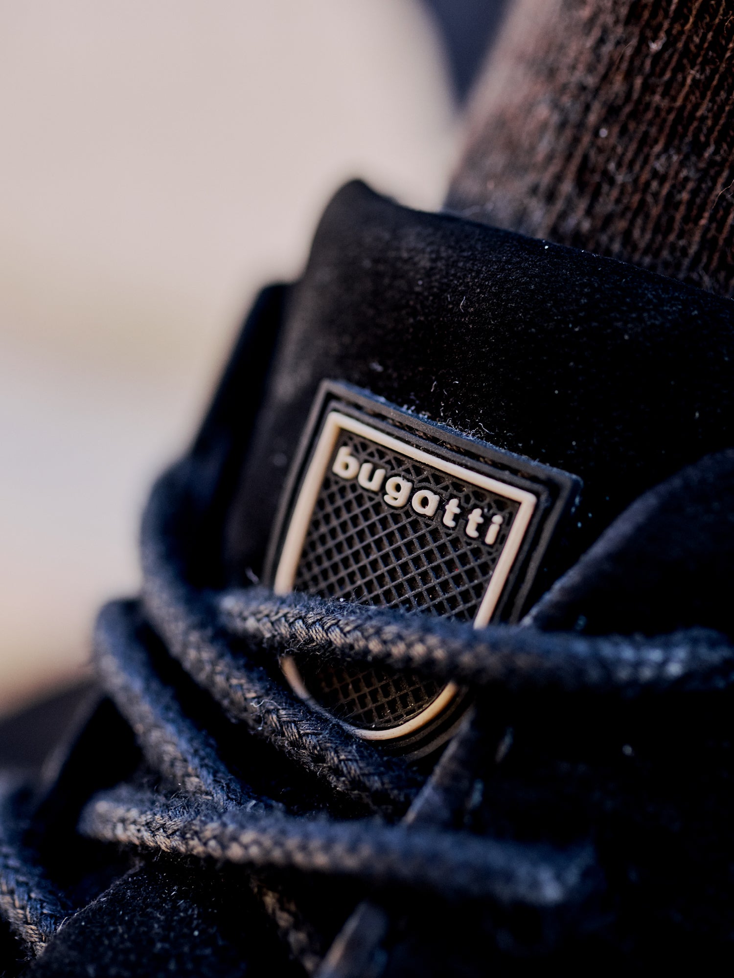 Leather Lace-up Boots black