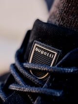 Leather Lace-up Boots black