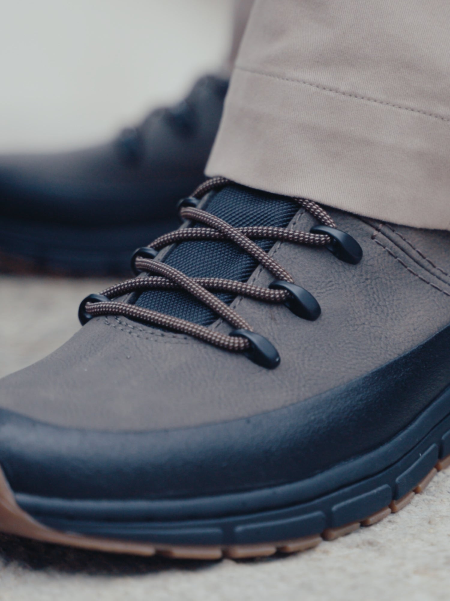 Schnürstiefel dunkelbraun