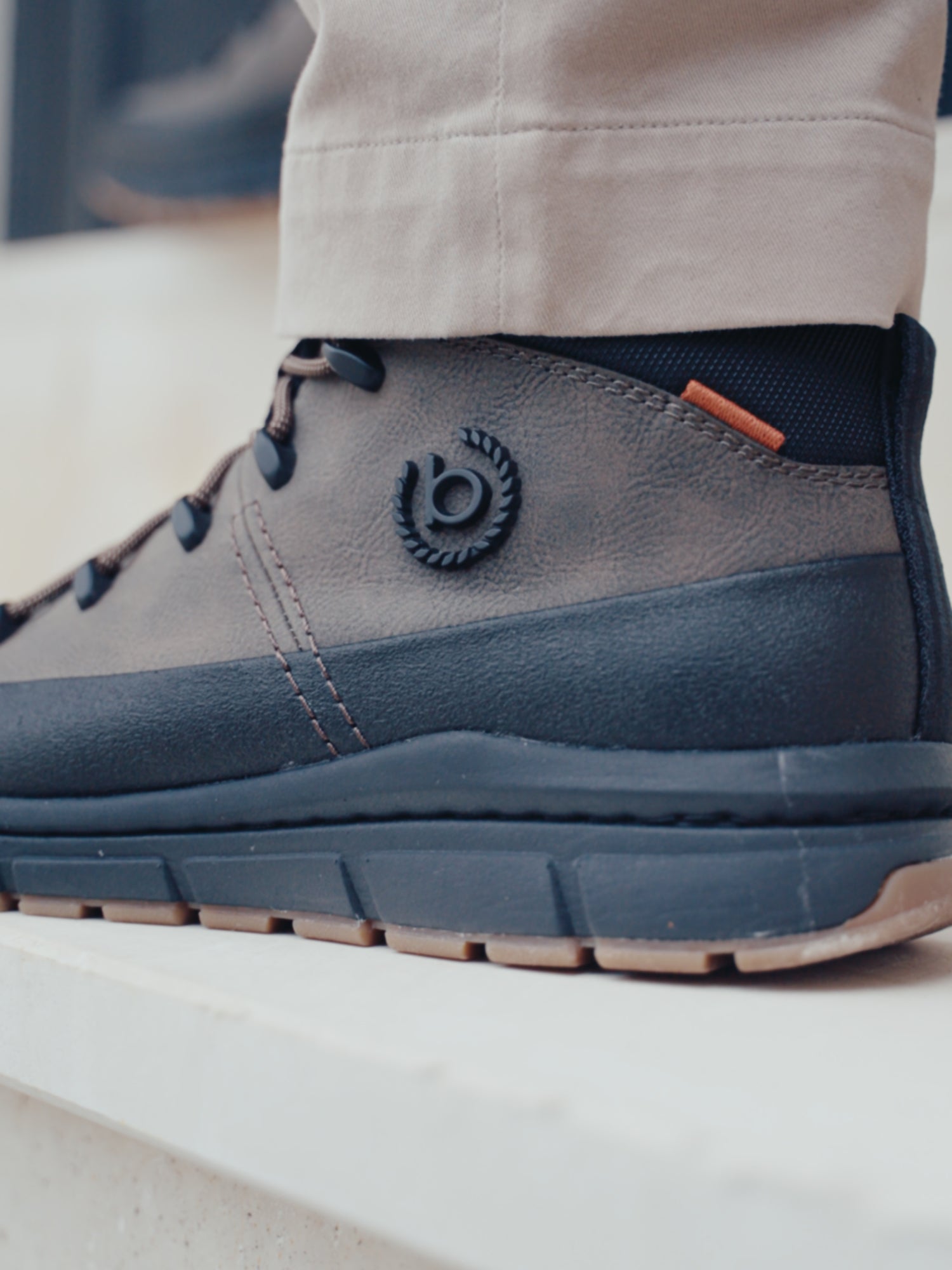 Schnürstiefel dunkelbraun