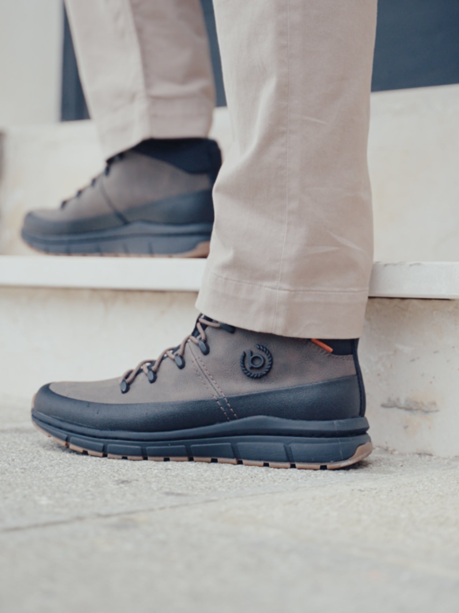 Schnürstiefel dunkelbraun