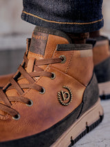 Schnürstiefel cognac