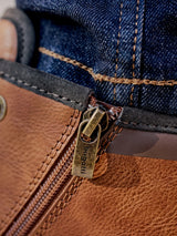 Lace-up Boots cognac