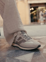 Leather Sneaker light grey