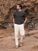 Leather Slip on sand