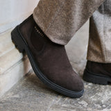 Chelsea Boot Pelle Marrone Scuro