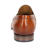 Leder Slip on cognac