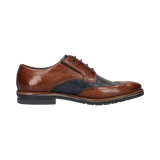 Leather Business Lace-up Cognac