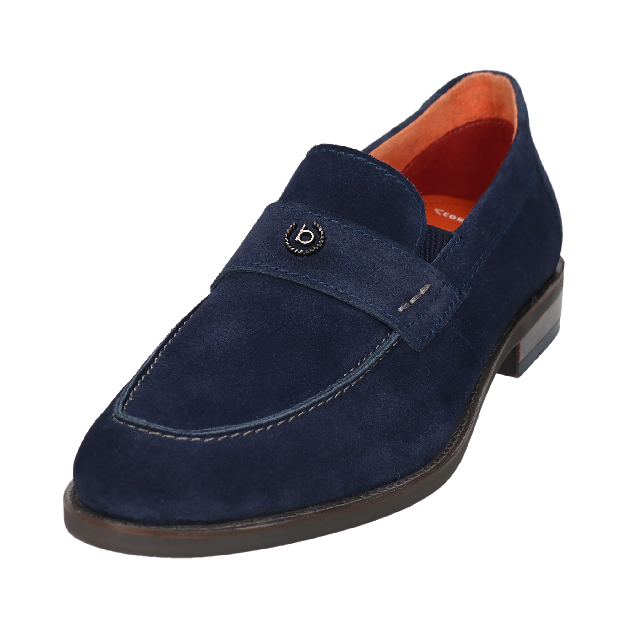 Leather Slippers blue