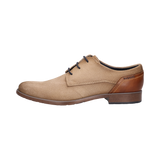 Leather Business lace-up sand