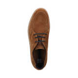 Leather lace-up cognac