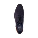 Leather Business lace-up dark blue