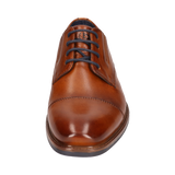 Leather Business Lace-up Cognac