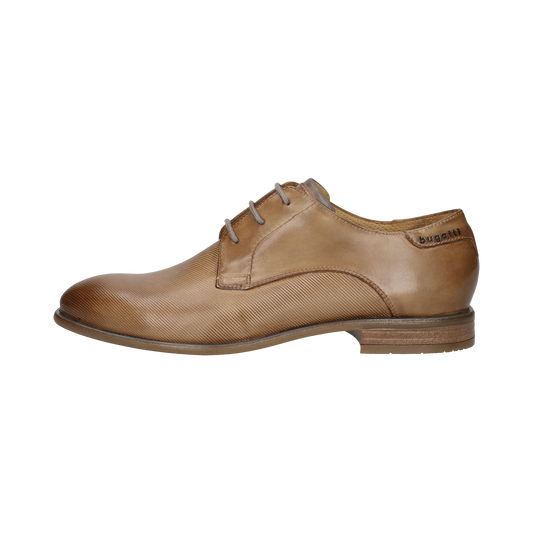 Leather Business lace-up sand
