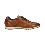 Leather sneaker cognac