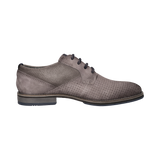 Leather lace-up gray