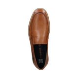 Cuir Glisser Chaussons Cognac