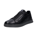 Leather sneaker black