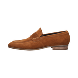 Leder Slip on cognac