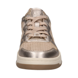 Leather sneaker beige