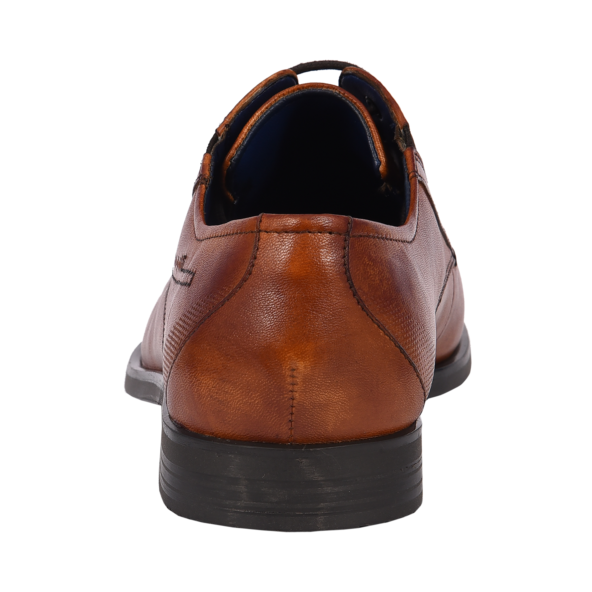 Business lace-up cognac