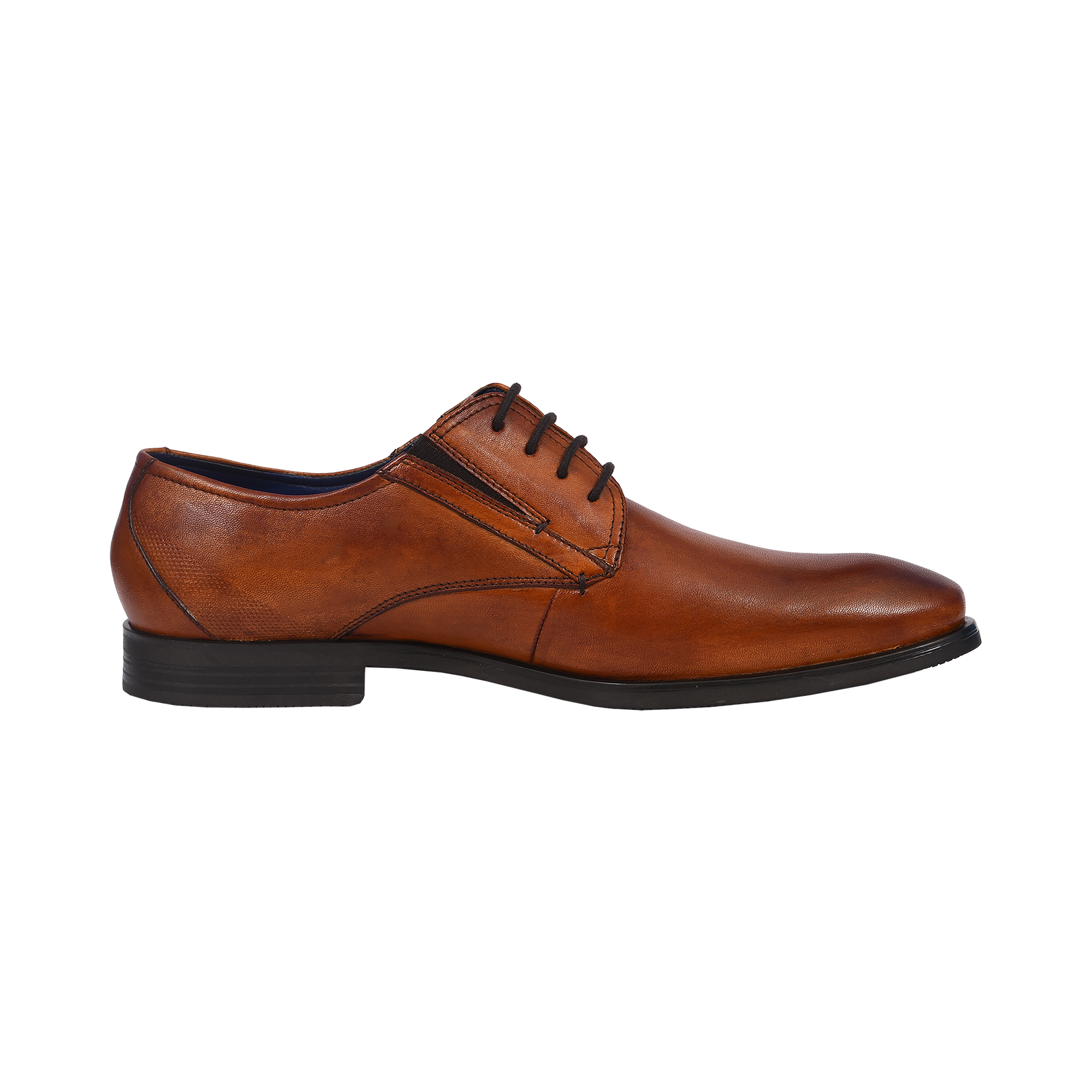 Business lace-up cognac