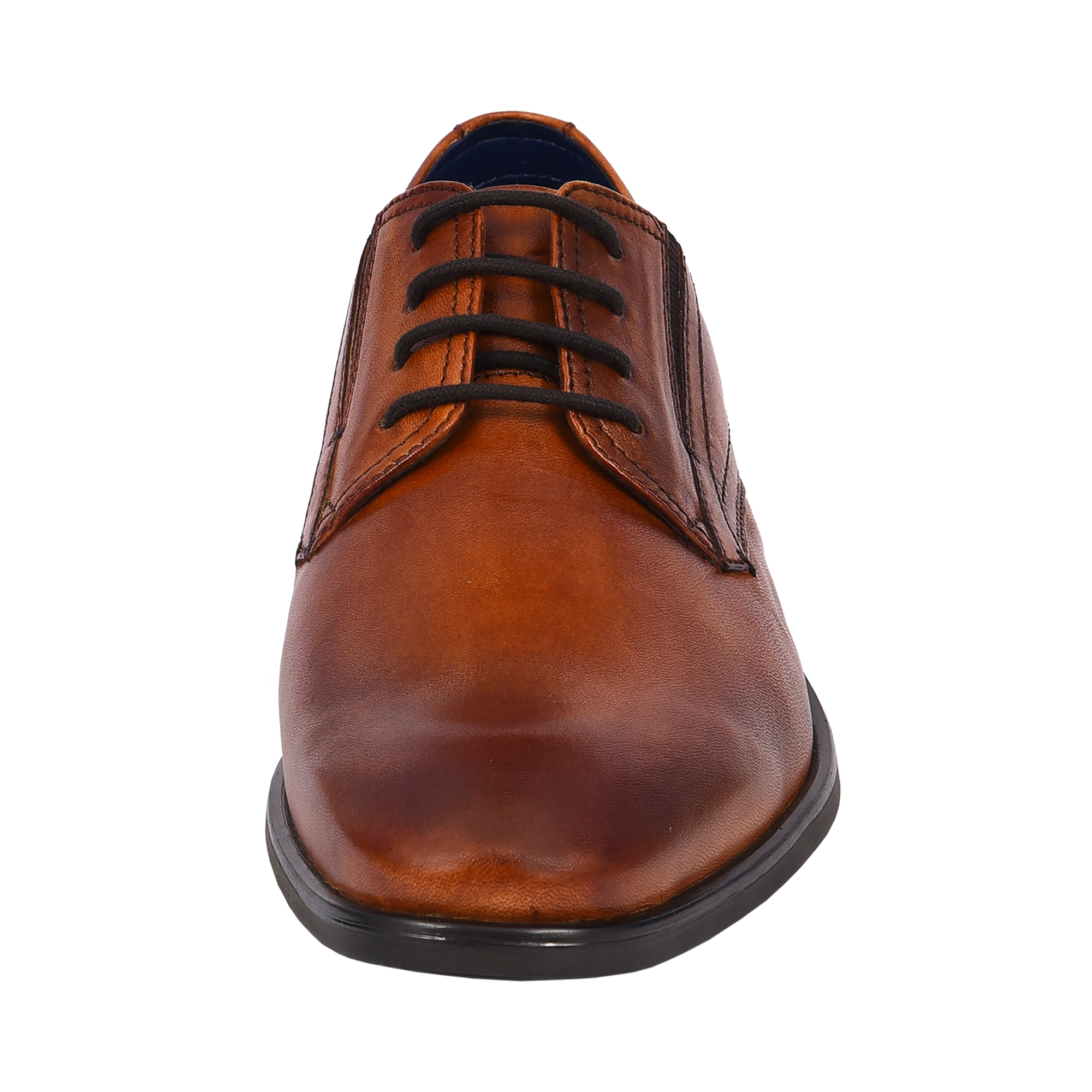 Business lace-up cognac