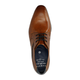 Business lace-up cognac