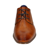 Lace-up Cognac