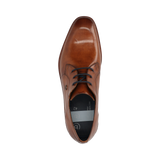 Business lace-up cognac