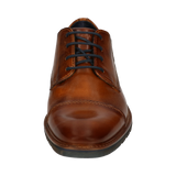 Lace-up Cognac