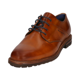 Lace-up Cognac