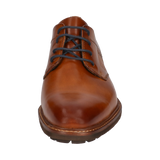 Lace-up Cognac