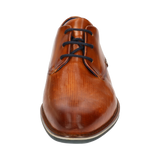 Lace-up Cognac