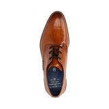 Lace-up Cognac