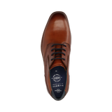 Business lace-up cognac