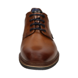 Lace-up Cognac