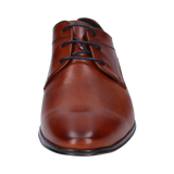 Lace-up Cognac