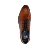 Business lace-up cognac