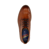 Business lace-up cognac