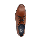 Lace-up Cognac