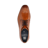 Business lace-up cognac