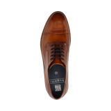 Business lace-up cognac