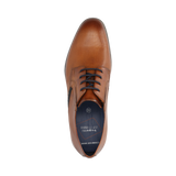 Business lace-up cognac