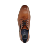 Lace-up Cognac