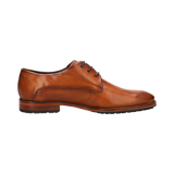 Lace-up Cognac