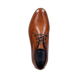 Business lace-up cognac