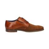 Lace-up Cognac